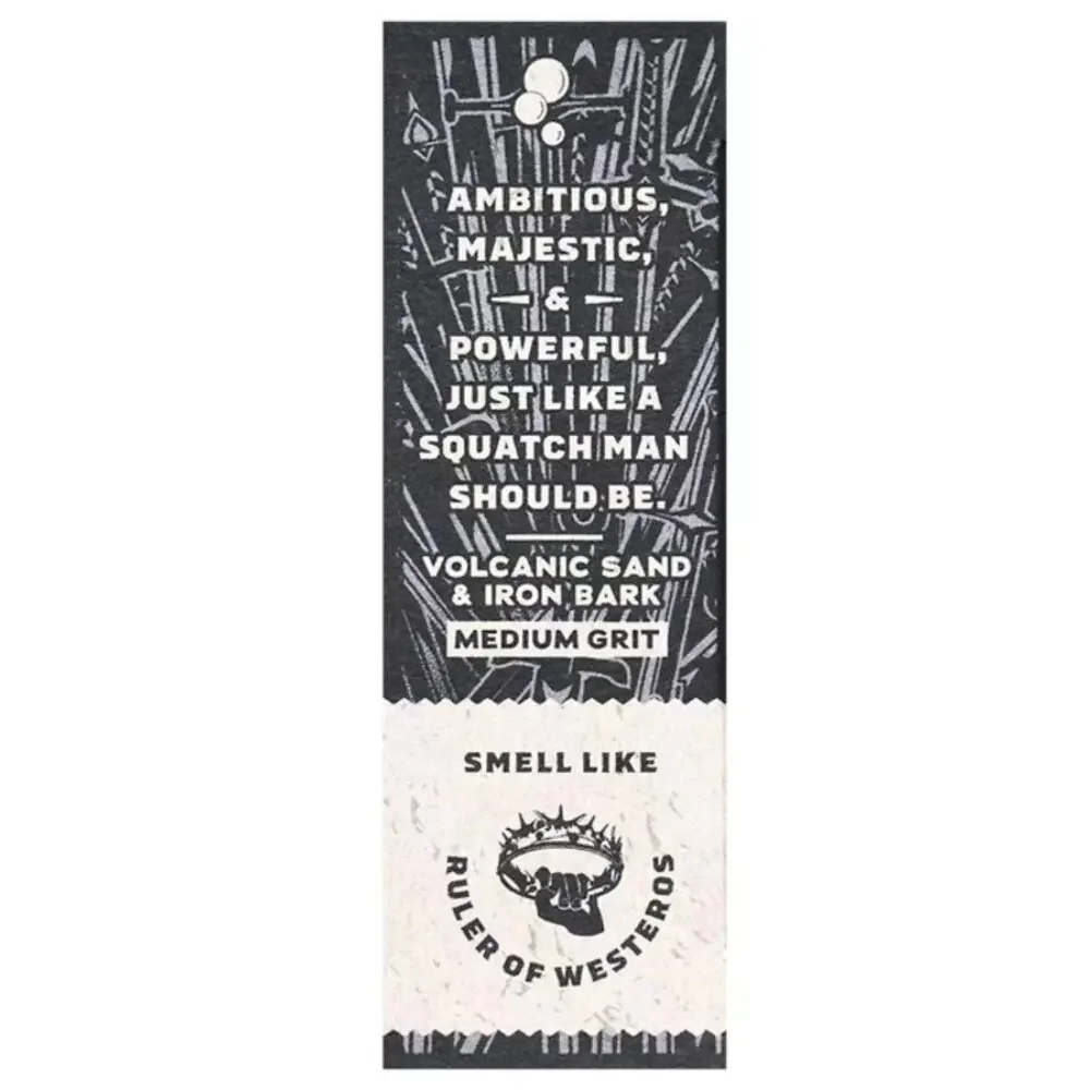 Dr. Squatch Men's All Natural Bar Soap, Thousand Sword Scrub, Game of Thrones